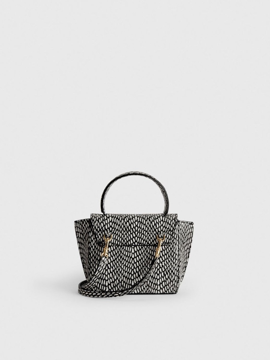 ATP Atelier Montalcino Printed Graphic Snake Nappa Mini Handbag | Handbags