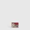 ATP Atelier Vinci Printed Snake/Leather Card Holder | Small Leather Goods