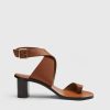 ATP Atelier Gildone Leather Ankle Strap Heels | Sandals