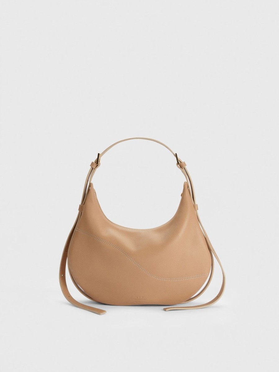 ATP Atelier Liveri Grained Leather Small Hobo Bag | Crossbody Bags