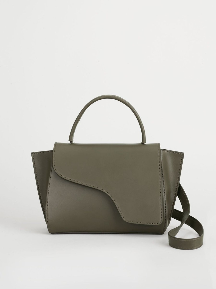 ATP Atelier Arezzo Leather Handbag | Icon Bags