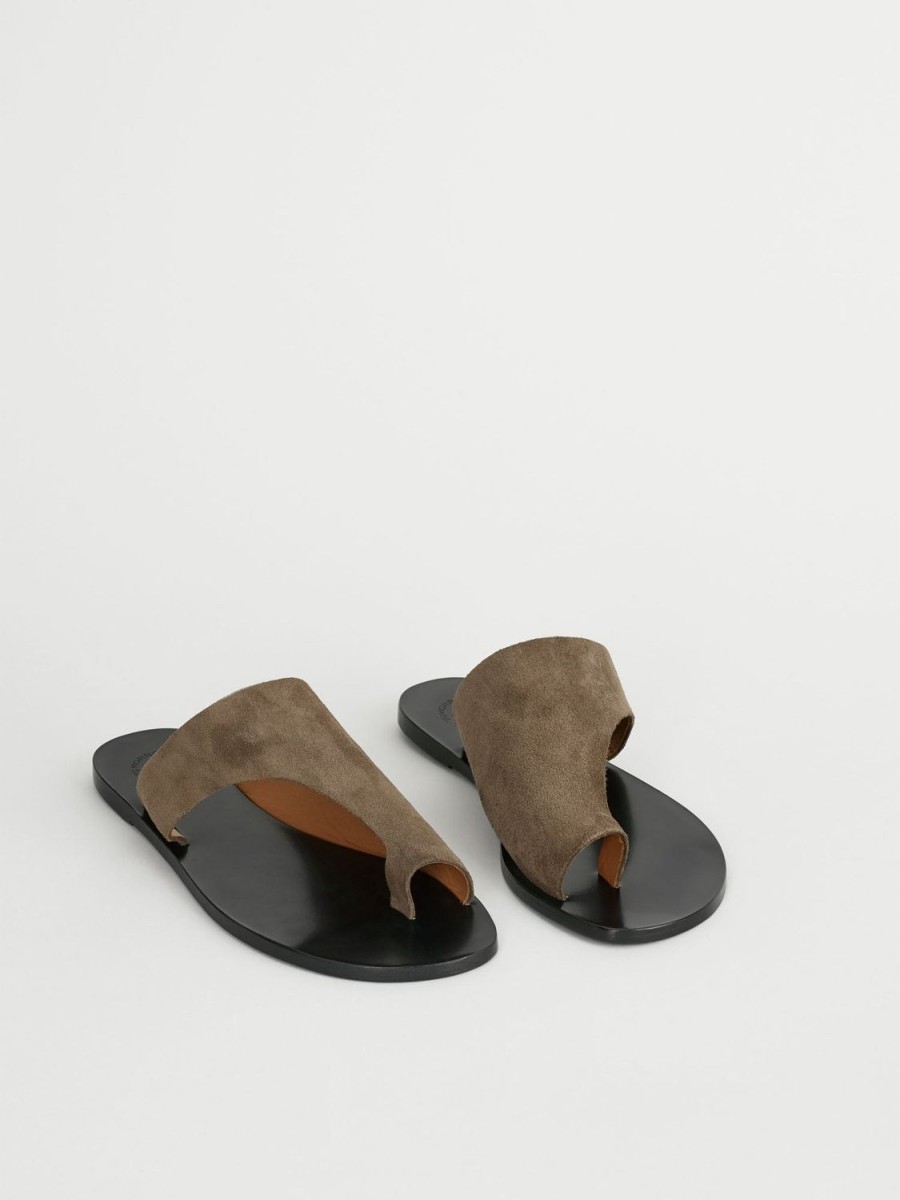 ATP Atelier Rosa Suede Cutout Sandals | Sandals