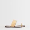 ATP Atelier Astrid Raffia Flat Sandals | Sandals