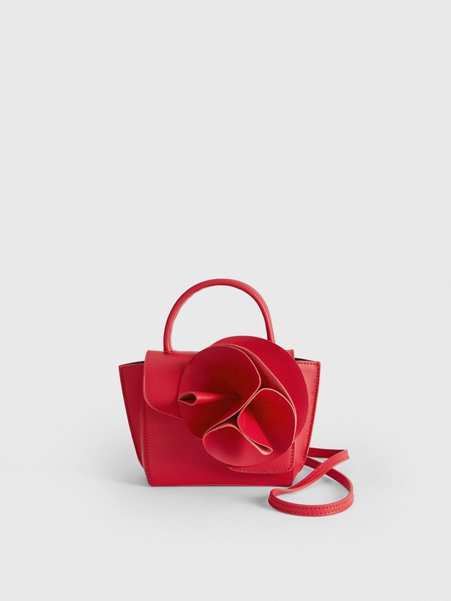 ATP Atelier Montalcino Rose Leather Mini Handbag | Crossbody Bags