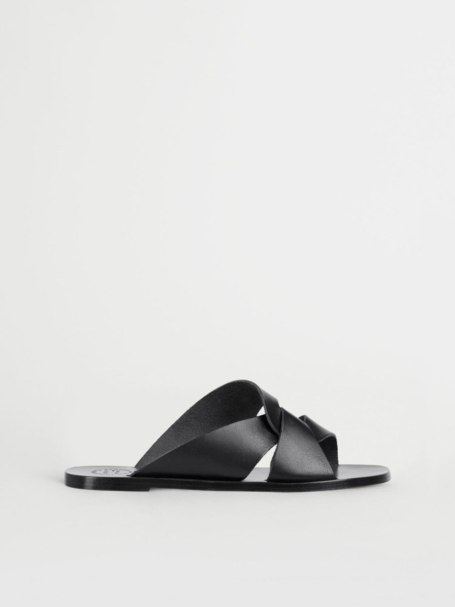 ATP Atelier Allai Leather Flat Sandals | Sandals