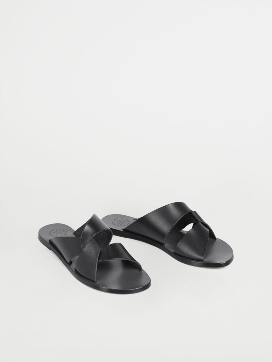 ATP Atelier Allai Leather Flat Sandals | Sandals