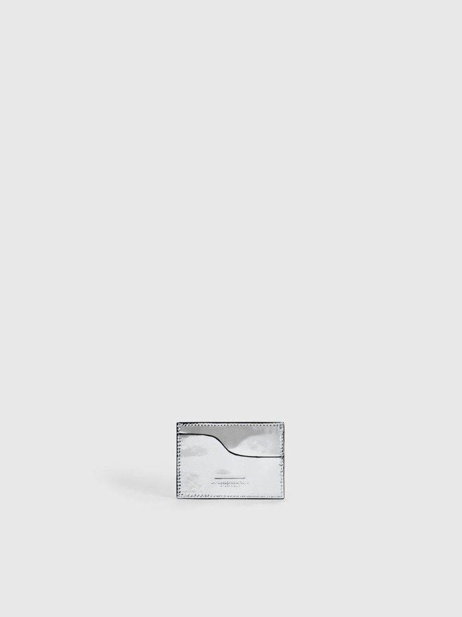 ATP Atelier Vinci Metallic Leather Card Holder | Small Leather Goods