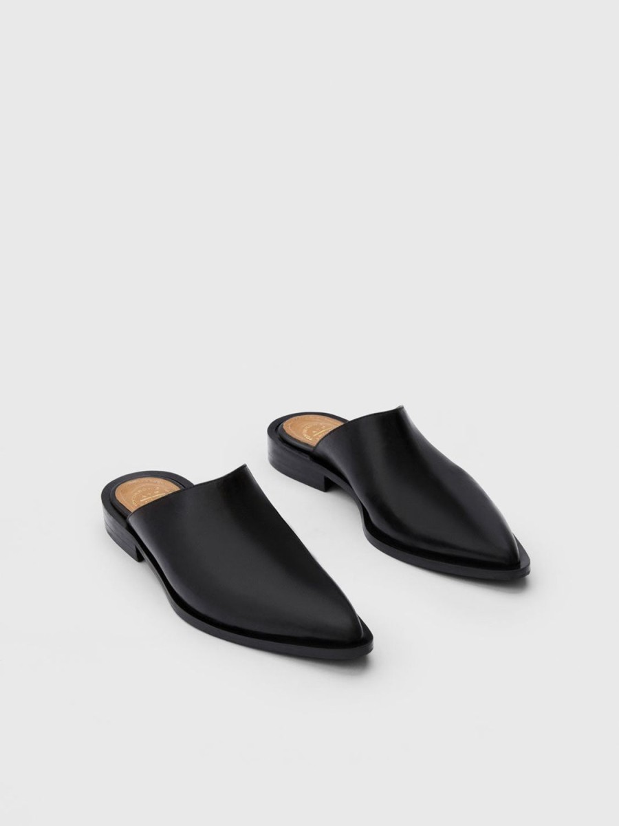 ATP Atelier Telese Leather Mules | Flats