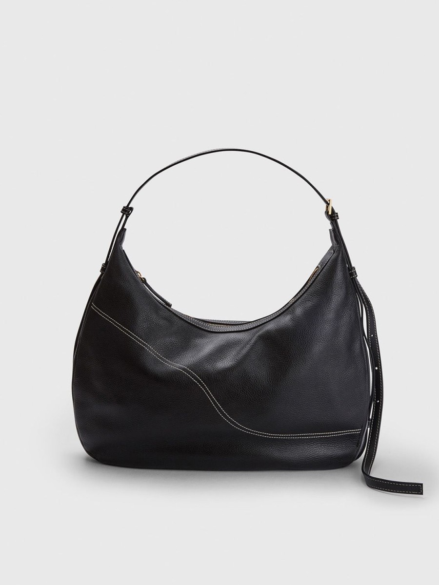 ATP Atelier Potenza Grained Leather Large Hobo Bag | Icon Bags