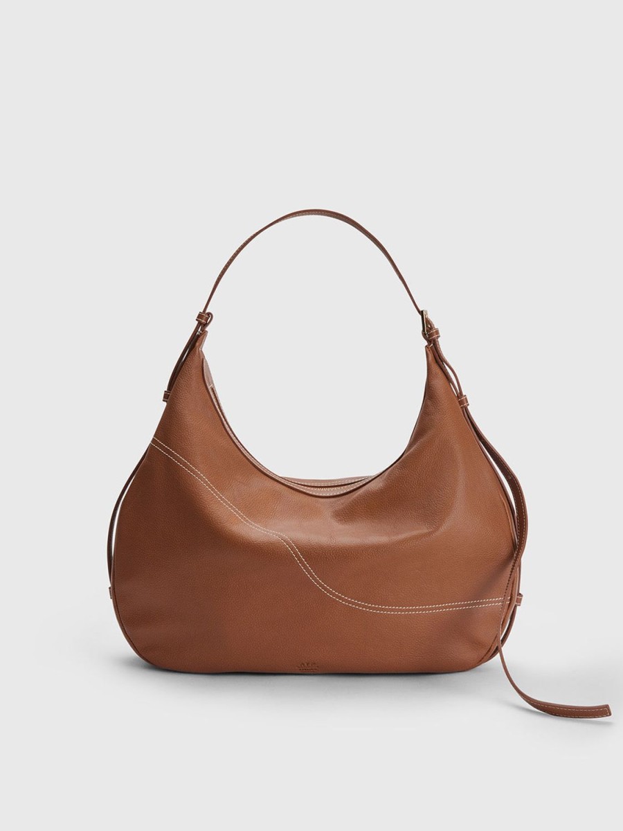 ATP Atelier Potenza Grained Leather Large Hobo Bag | Crossbody Bags