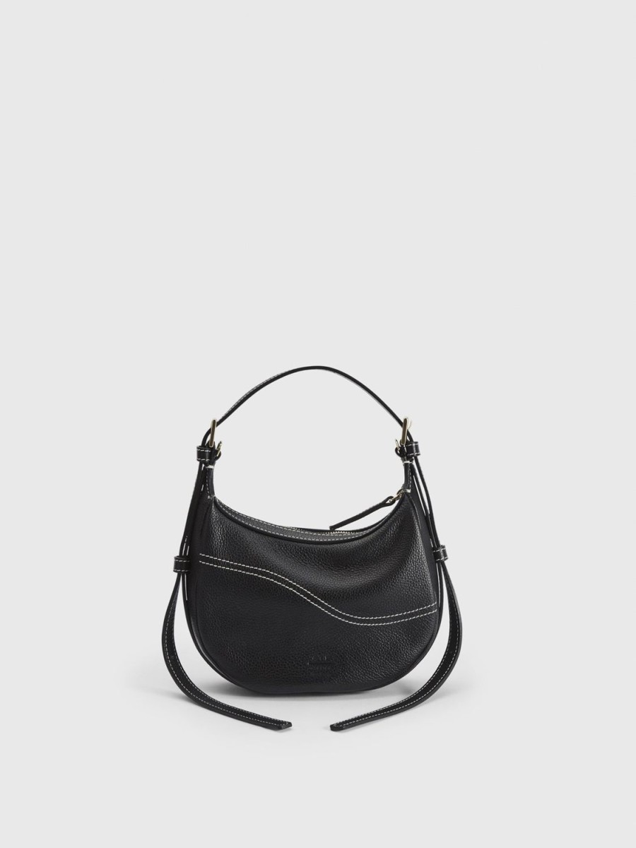 ATP Atelier Silea Grained Leather Mini Hobo Bag | Crossbody Bags