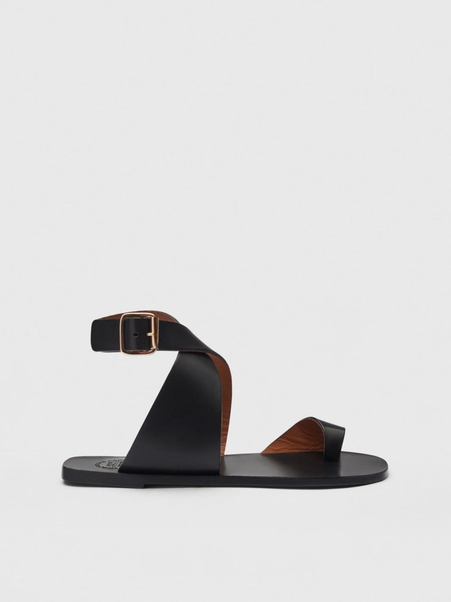 ATP Atelier Montagano Leather Flat Sandals | Sandals