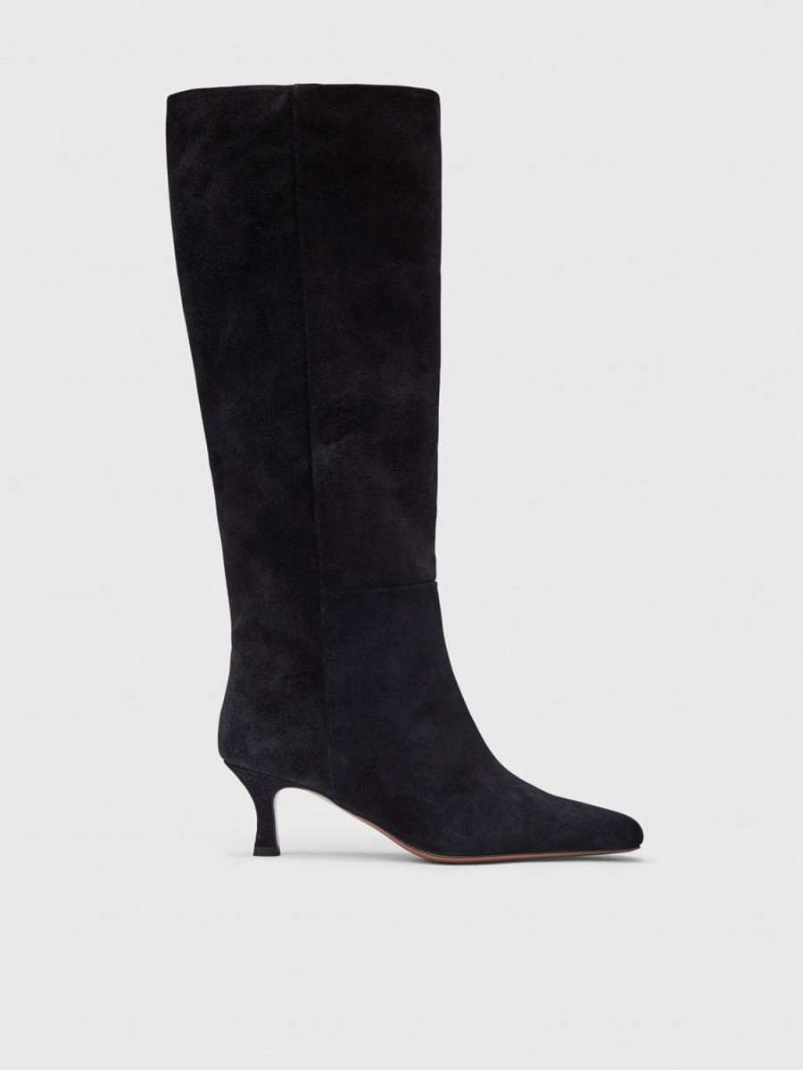 ATP Atelier Pieve Suede Knee High Boots | Boots