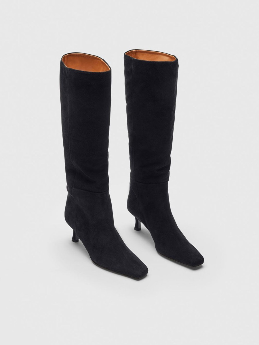 ATP Atelier Pieve Suede Knee High Boots | Boots