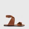 ATP Atelier Montagano Leather Flat Sandals | Sandals