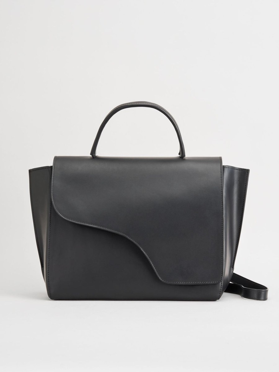 ATP Atelier Volterra Leather Large Handbag | Icon Bags