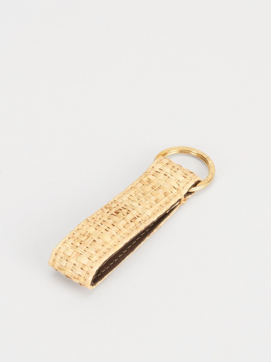 ATP Atelier Agore Raffia Keyring | Small Leather Goods