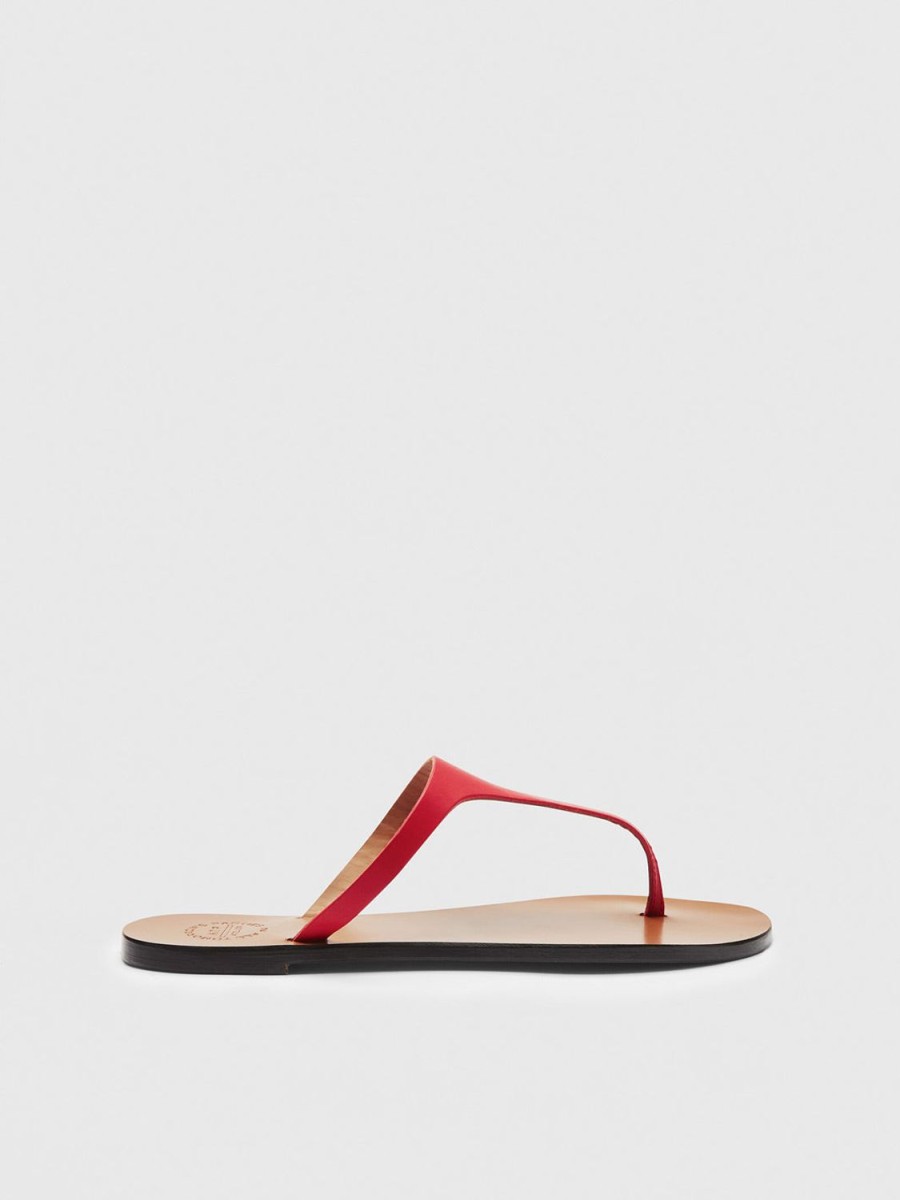 ATP Atelier Pesche Leather Flat Sandals | Sandals