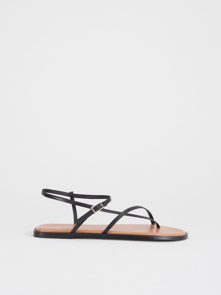 ATP Atelier Capri Nappa Flat Sandals | Icon Shoes