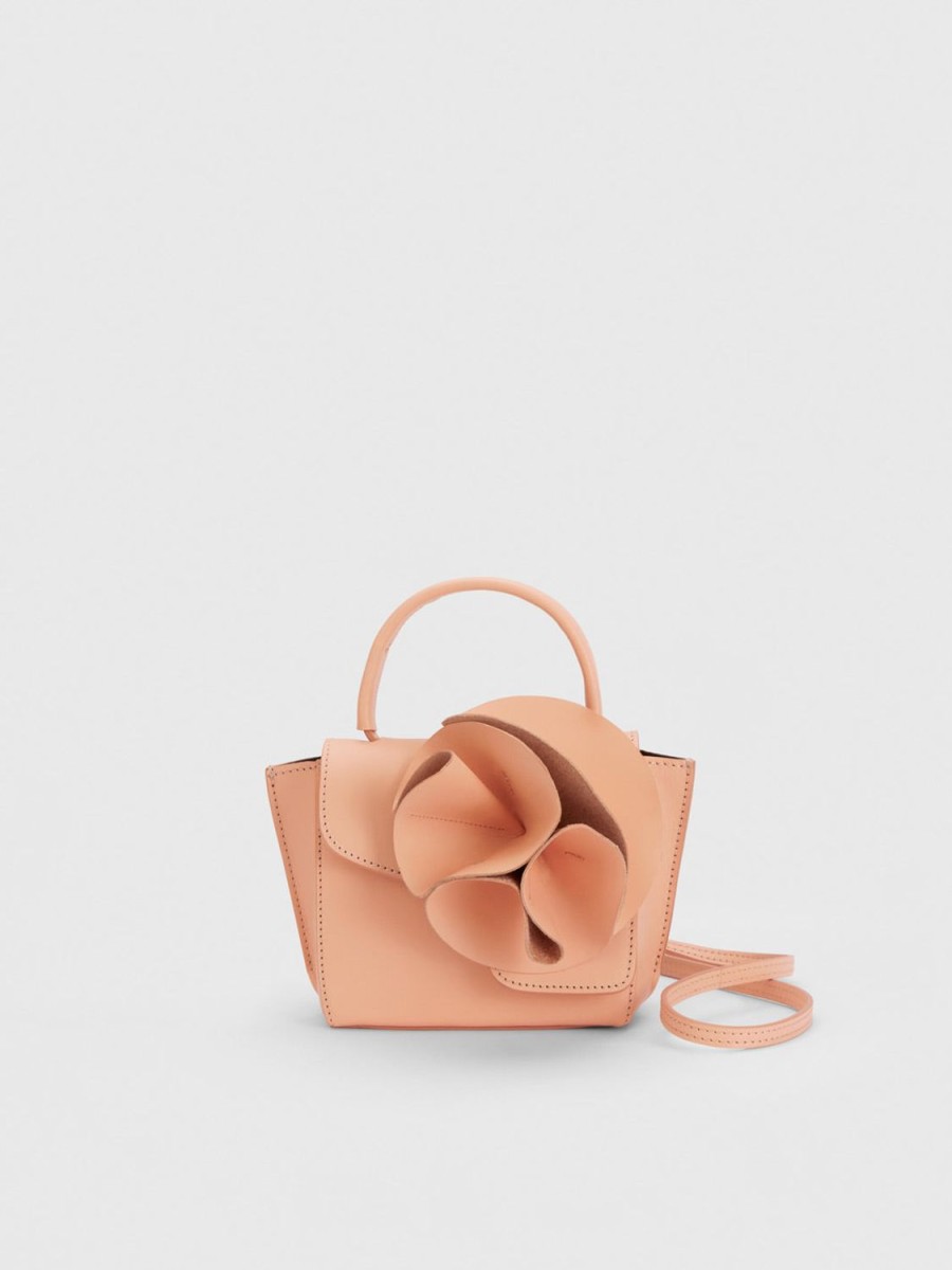 ATP Atelier Montalcino Rose Leather Mini Handbag | Crossbody Bags