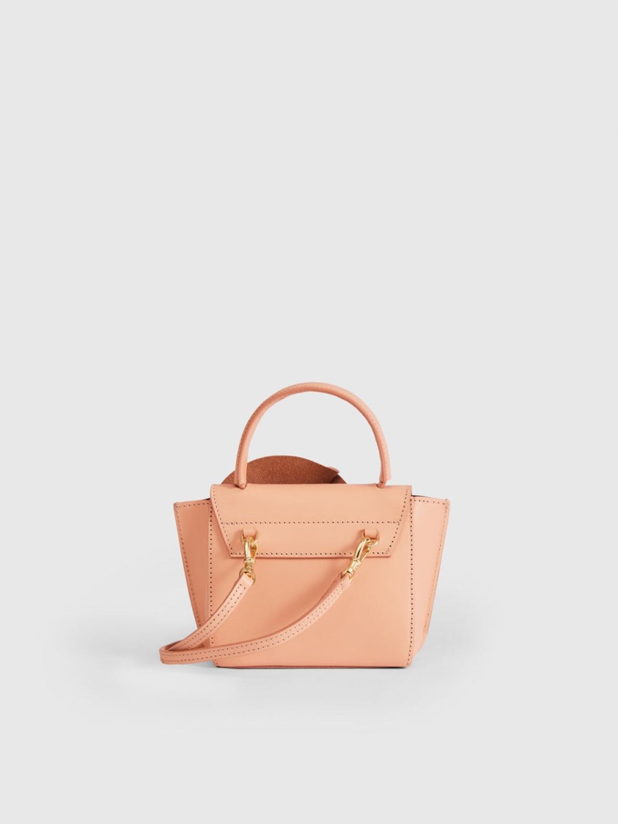 ATP Atelier Montalcino Rose Leather Mini Handbag | Crossbody Bags