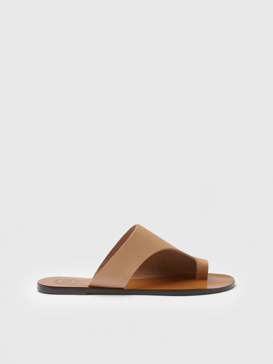 ATP Atelier Rosa Leather Cutout Sandals | Sandals