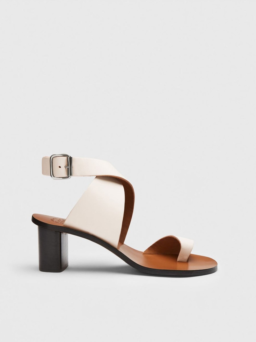 ATP Atelier Gildone Leather Ankle Strap Heels | Sandals