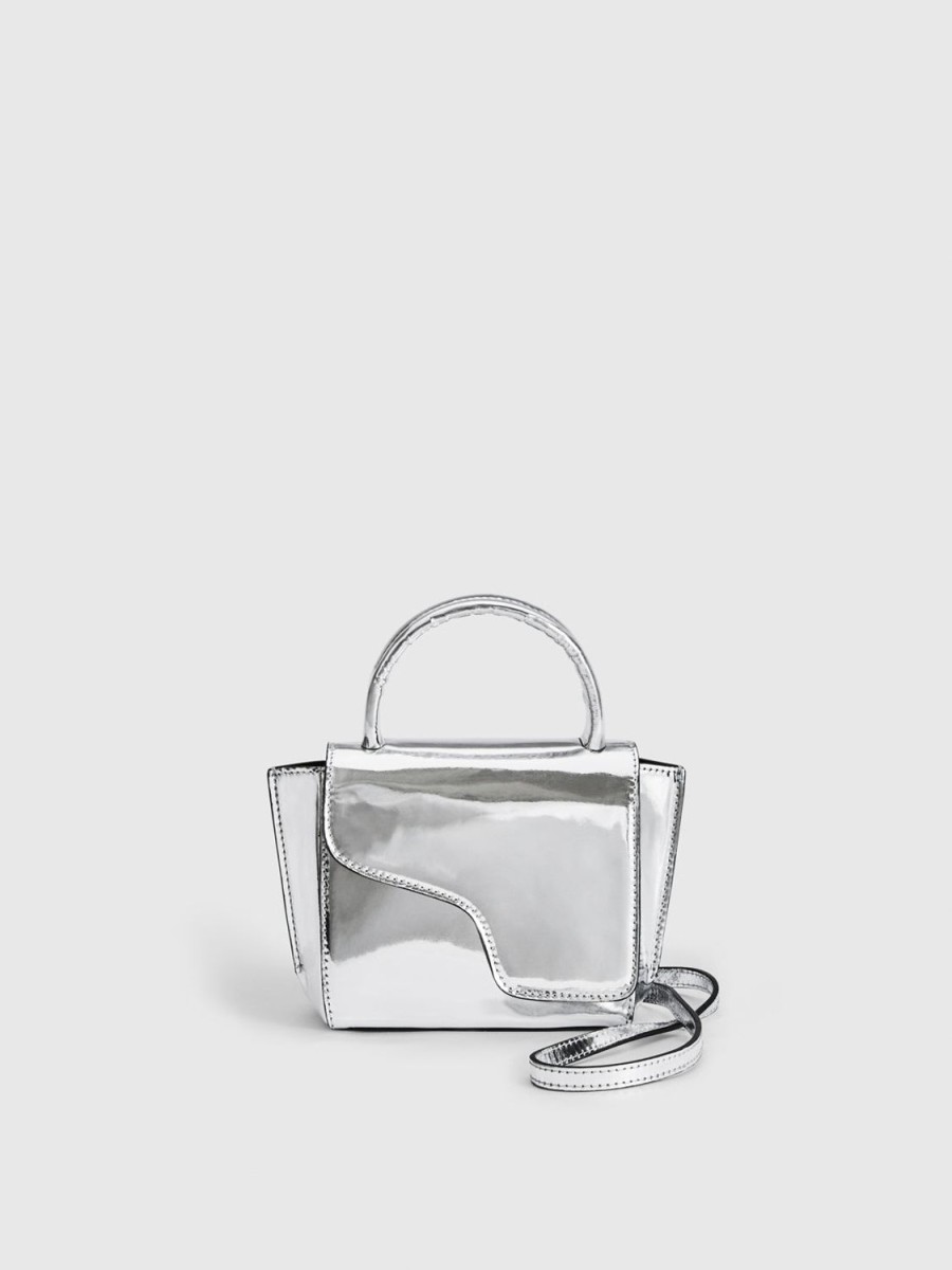 ATP Atelier Montalcino Metallic Leather Mini Handbag | Crossbody Bags