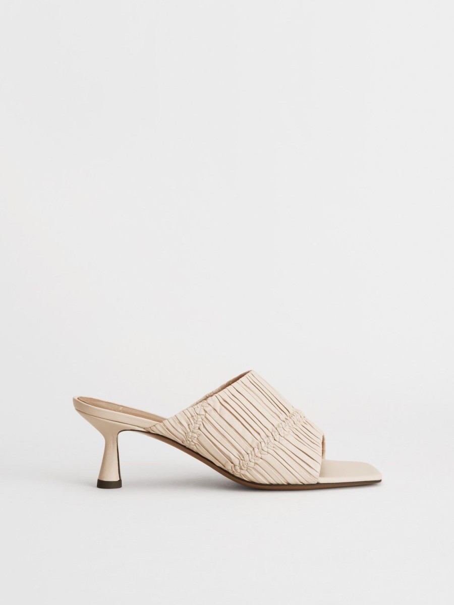 ATP Atelier Caserta Nappa Plisse Heeled Sandals | Sandals