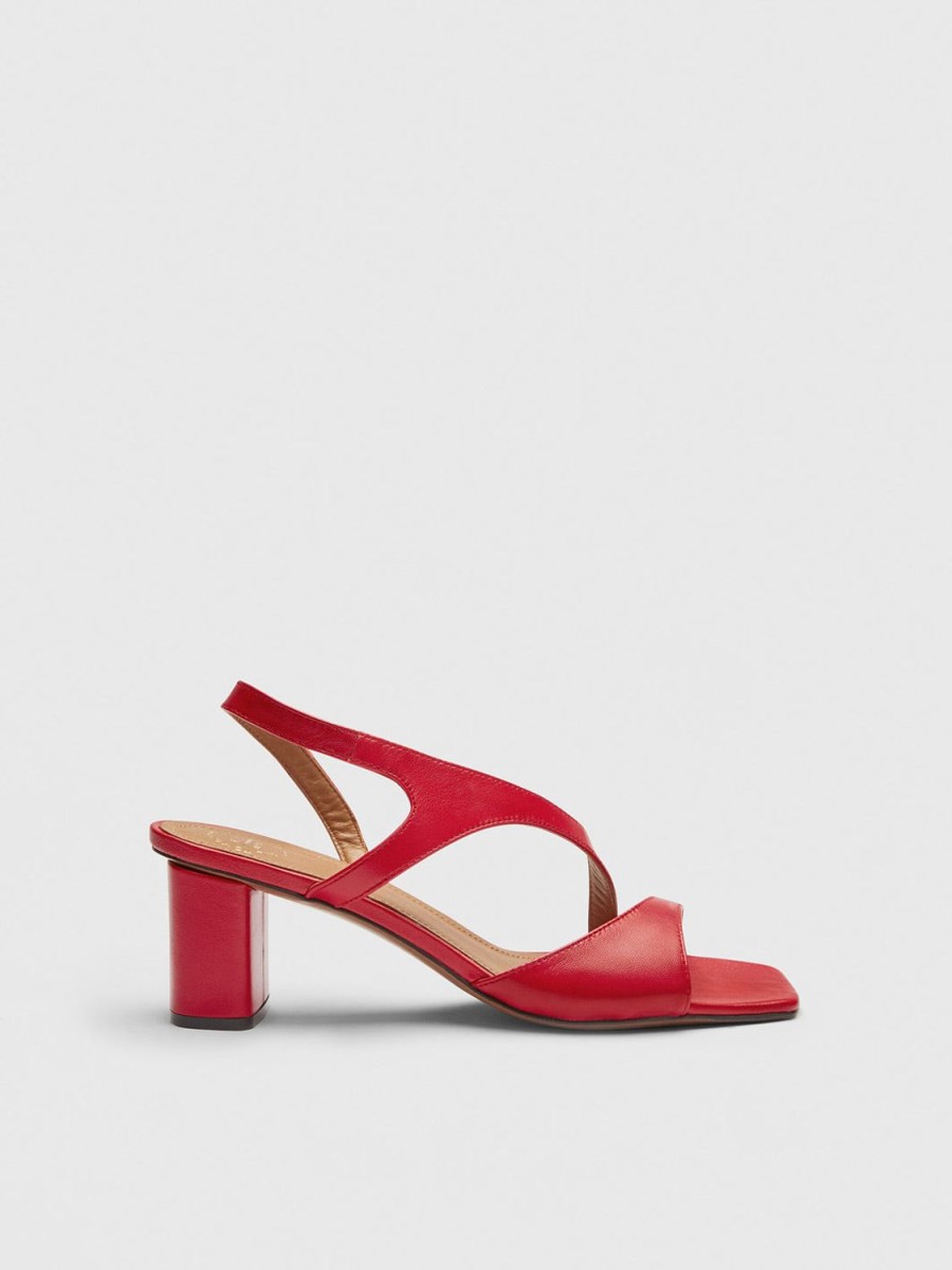 ATP Atelier Mattine Nappa Cutout Heeled Sandals | Sandals