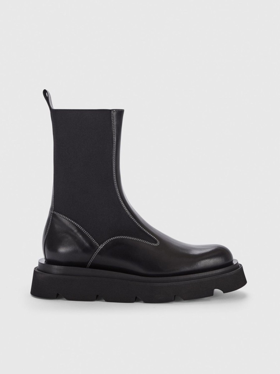 ATP Atelier Moncalieri Leather Chunky Boots | Boots