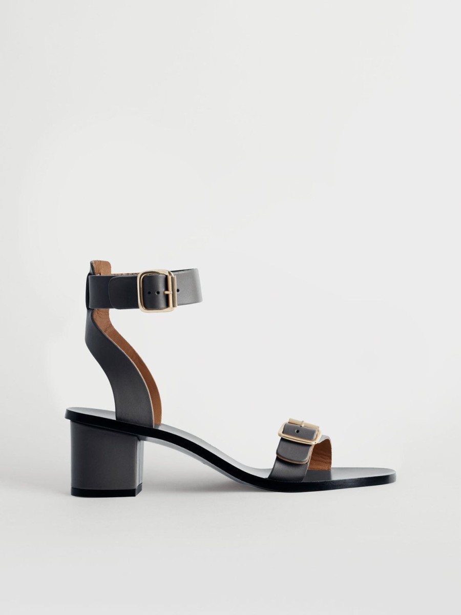 ATP Atelier Carmen Leather Ankle Strap Heels | Icon Shoes