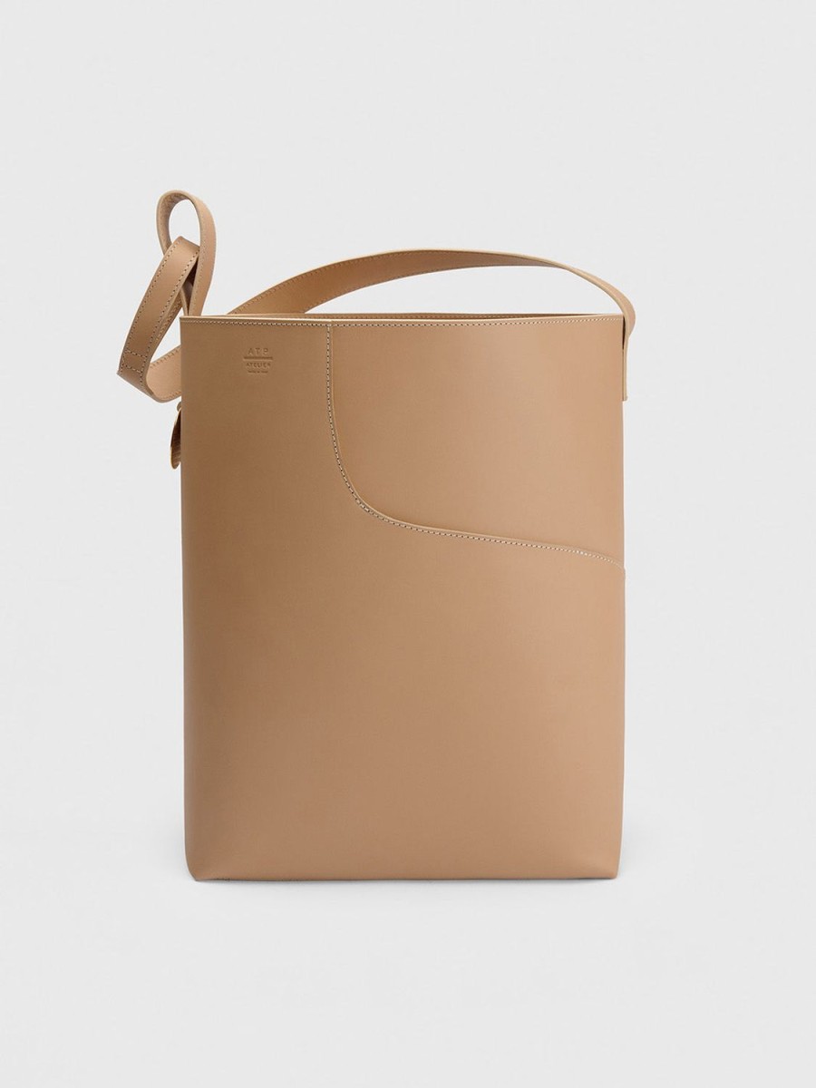 ATP Atelier Pienza Leather Large Tote Bag | Tote Bags