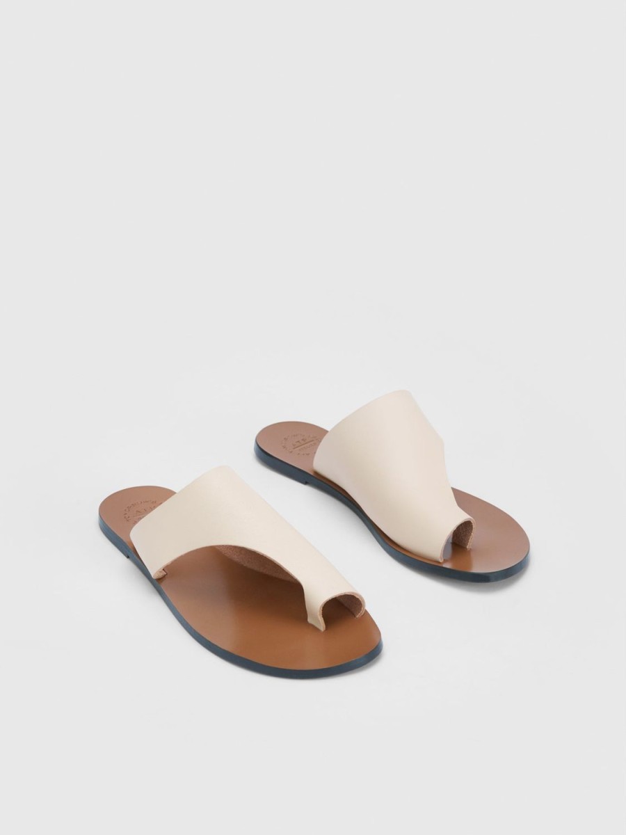 ATP Atelier Rosa Leather Cutout Sandals | Sandals