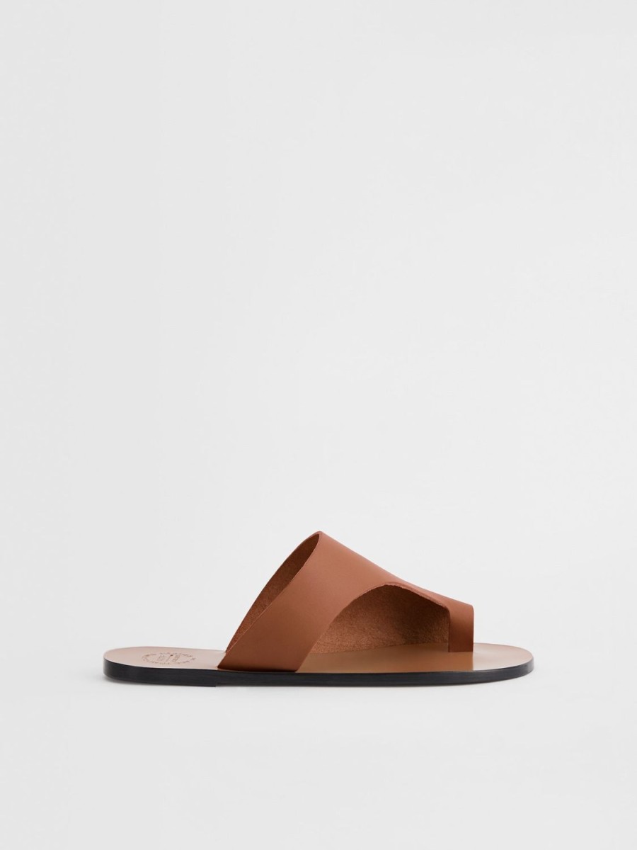 ATP Atelier Rosa Leather Cutout Sandals | Sandals