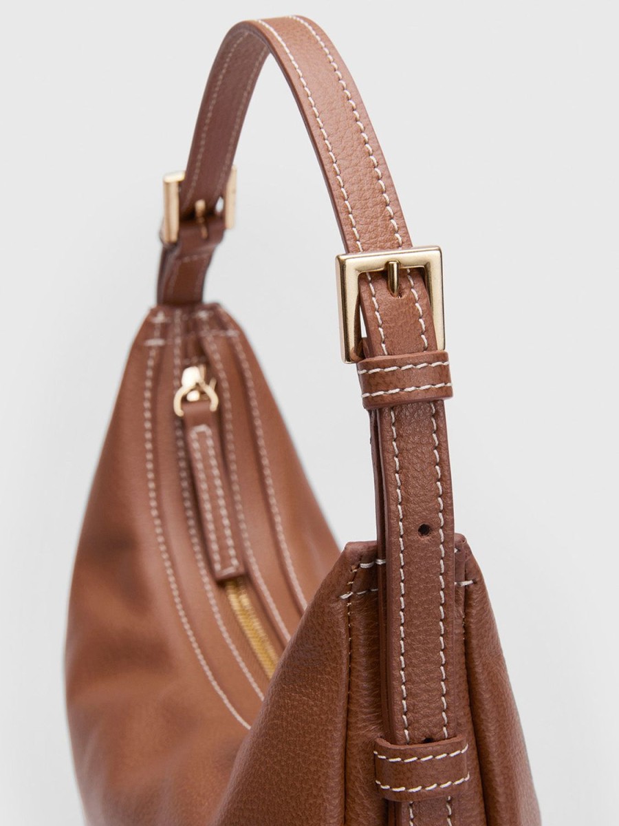 ATP Atelier Liveri Grained Leather Small Hobo Bag | Crossbody Bags